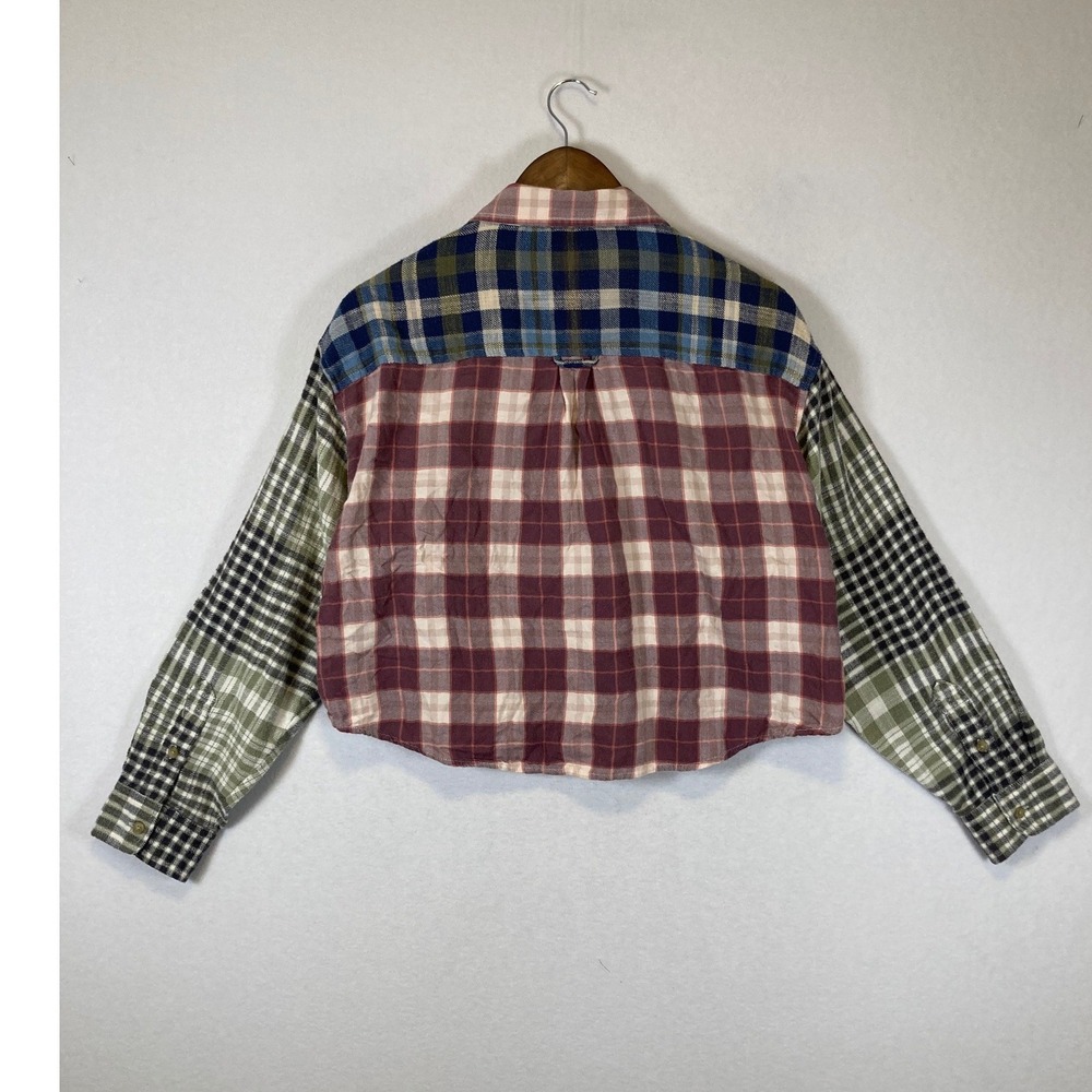 Eclectic Patchwork American Eagle Womens Large Mu… - image 2